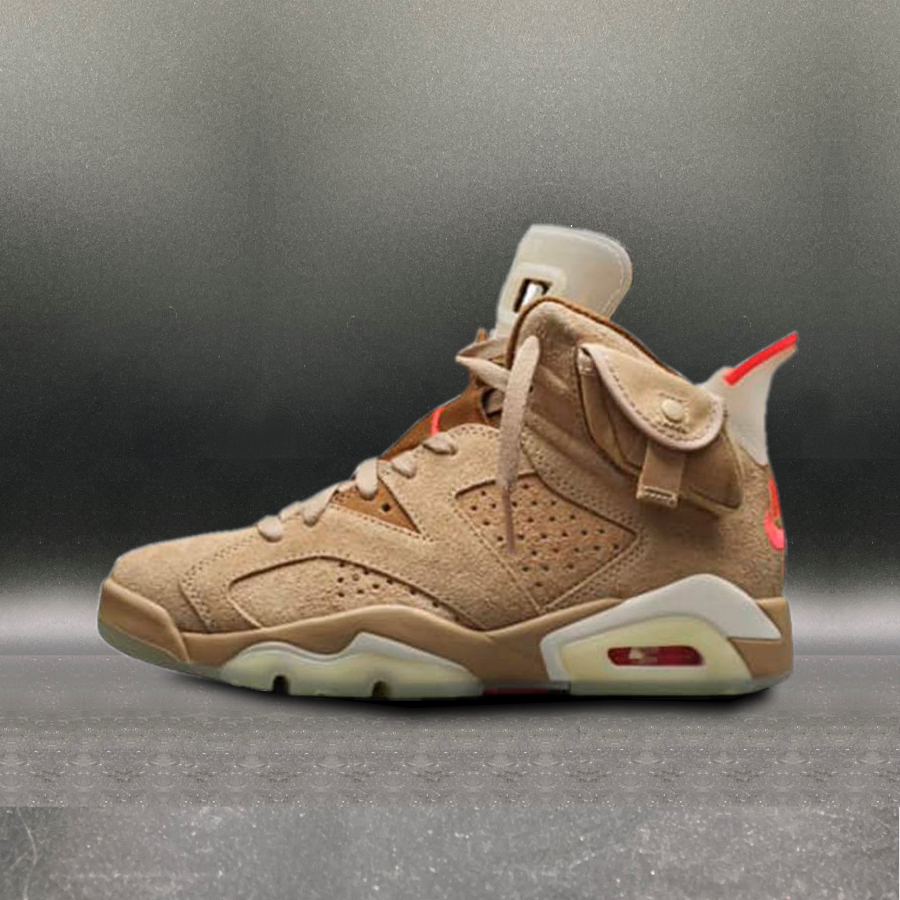 Travis Scott × Nike Air Jordan 6 British Khaki