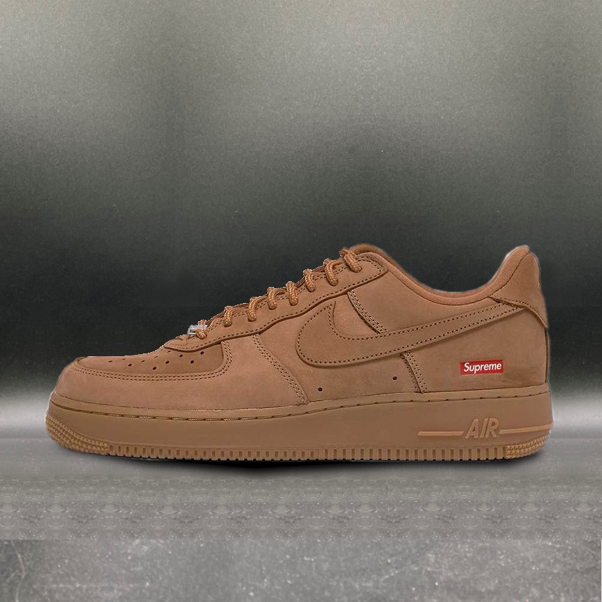 Supreme × Nike Air Force 1 Low Flax/Wheat