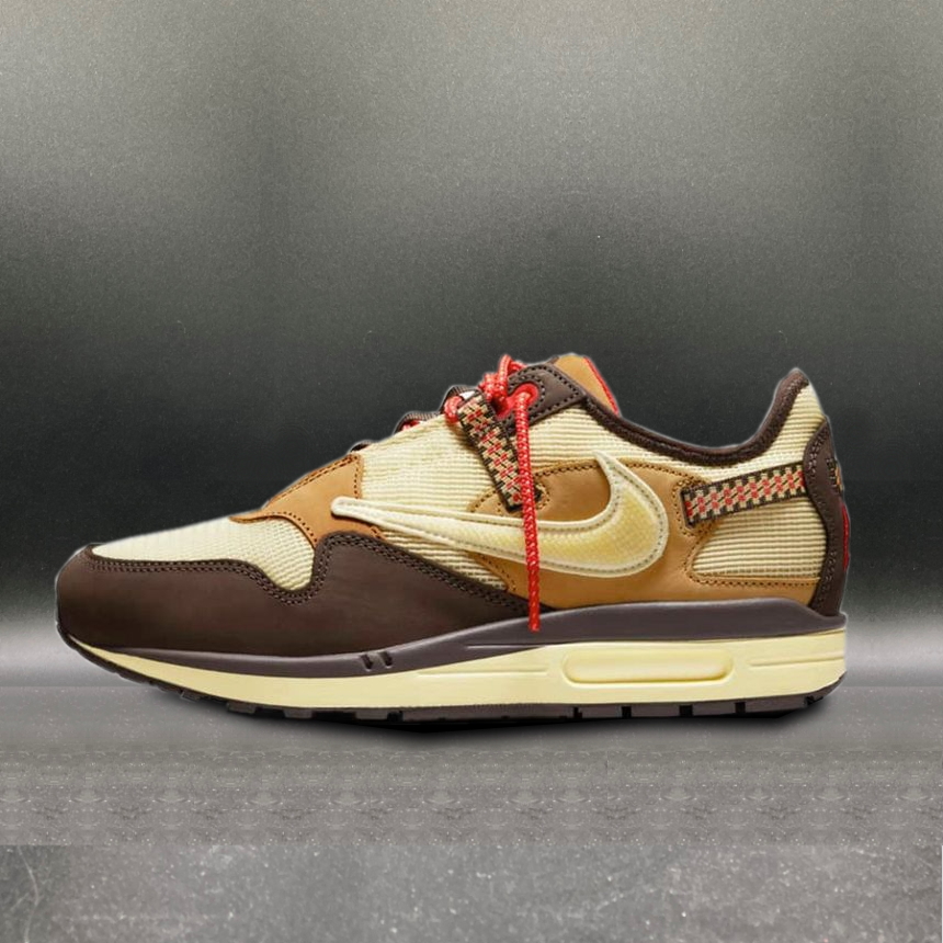 Travis Scott × Nike Air Max 1 CACT.US Brown