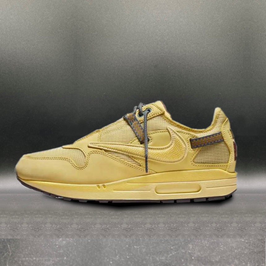 Travis Scott × Nike Air Max 1 CACT.US Gold