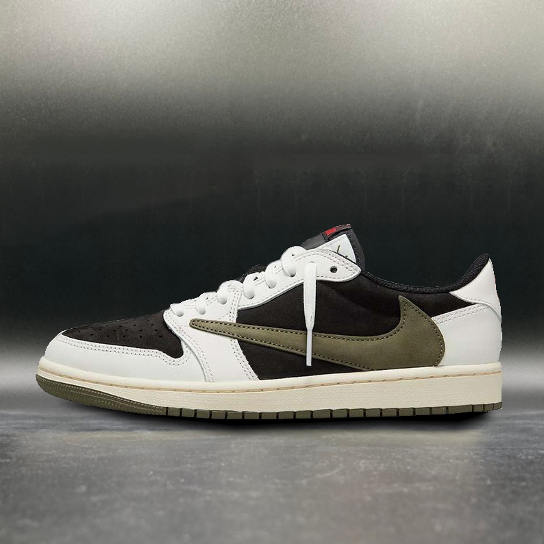 Travis Scott × Nike WMNS Air Jordan 1 Low OG “Medium Olive” | スニーカー買取  超高額買取！【チバカンスニーカー】