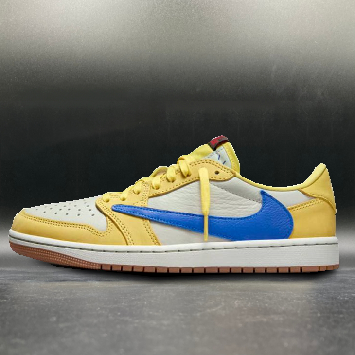 Travis Scott × Nike WMNS Air Jordan 1 Retro Low OG Canary