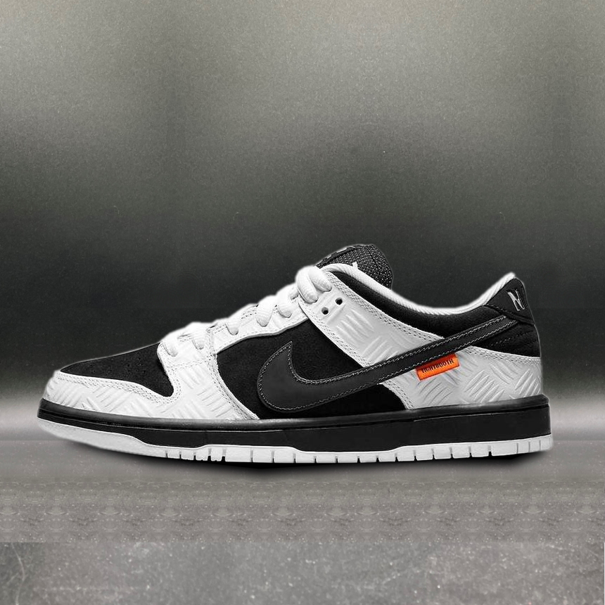 TIGHTBOOTH × Nike SB Dunk Low Pro QS Black and White